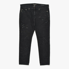 Saint Laurent Paris スキニーデニムパンツ Skinny Denim Pants コットン ブラック サイズ32 美品 中古 4b010238