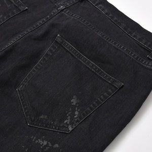 Saint Laurent Paris スキニーデニムパンツ Skinny Denim Pants コットン ブラック サイズ32 美品 中古 4b010238