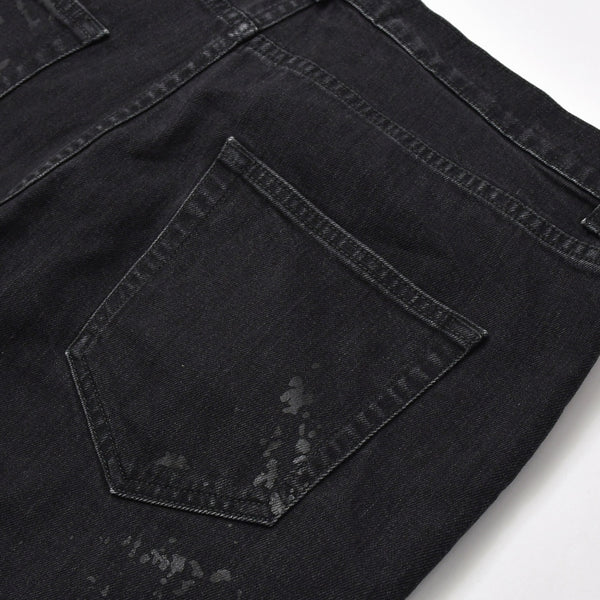 Saint Laurent Paris スキニーデニムパンツ Skinny Denim Pants コットン ブラック サイズ32 美品 中古 4b010238