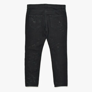 Saint Laurent Paris スキニーデニムパンツ Skinny Denim Pants コットン ブラック サイズ32 美品 中古 4b010238