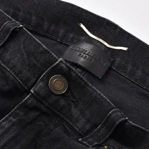 Saint Laurent Paris スキニーデニムパンツ Skinny Denim Pants コットン ブラック サイズ32 美品 中古 4b010238