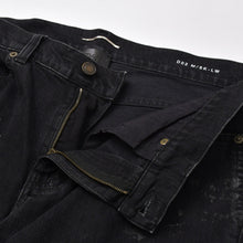 Load image into Gallery viewer, Saint Laurent Paris スキニーデニムパンツ Skinny Denim Pants コットン ブラック サイズ32 美品 中古 4b010238
