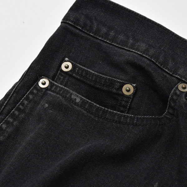 Saint Laurent Paris スキニーデニムパンツ Skinny Denim Pants コットン ブラック サイズ32 美品 中古 4b010238