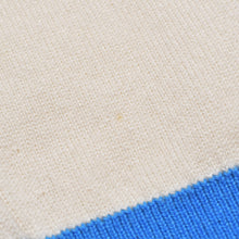 Load image into Gallery viewer, CHANEL シャネル ロゴ カーディガン P61427K46799 ０番台 ホワイト ブルー カシミヤ サイズ 36 美品 中古 4b010311