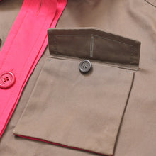 画像をギャラリービューアに読み込む, LOUIS VUITTON ルイヴィトン ジャケット アウター コットン フランス製 ブラウン ピンク サイズ38 美品 中古 4b010330