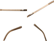 Load image into Gallery viewer, 極美品 CHANEL シャネル リムレス サングラス 4092-B c.102/8Z サイズ62□15 120 ココマーク ラインストーン ブラウン ゴールド 中古 4b001055