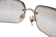 Load image into Gallery viewer, 極美品 CHANEL シャネル リムレス サングラス 4092-B c.102/8Z サイズ62□15 120 ココマーク ラインストーン ブラウン ゴールド 中古 4b001055
