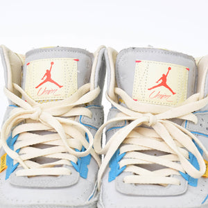 極美品 NIKE×UNION ナイキ×ユニオン AIR JORDAN2 RETORO スニーカー DN3802-001 グレー レザー スウェード サイズ JP24.5 US6.5 中古 4b010607