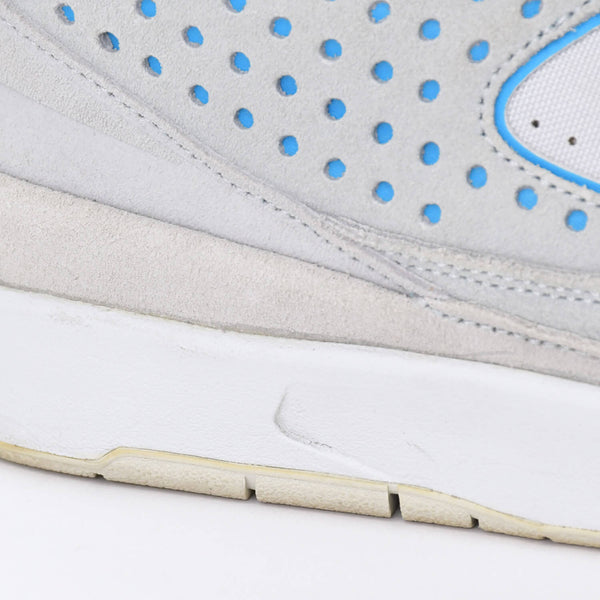 極美品 NIKE×UNION ナイキ×ユニオン AIR JORDAN2 RETORO スニーカー DN3802-001 グレー レザー スウェード サイズ JP24.5 US6.5 中古 4b010607