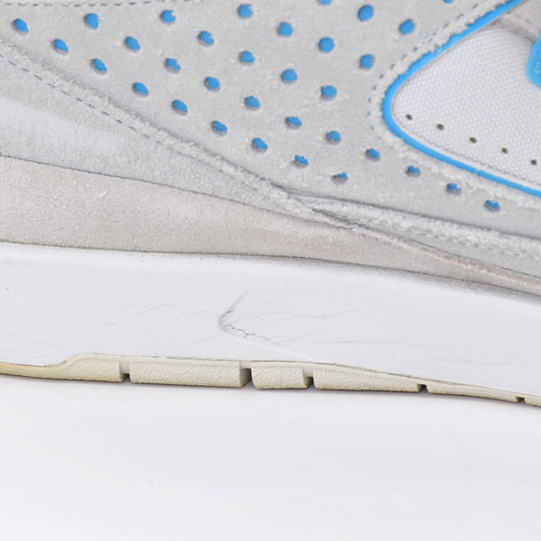 極美品 NIKE×UNION ナイキ×ユニオン AIR JORDAN2 RETORO スニーカー DN3802-001 グレー レザー スウェード サイズ JP24.5 US6.5 中古 4b010607