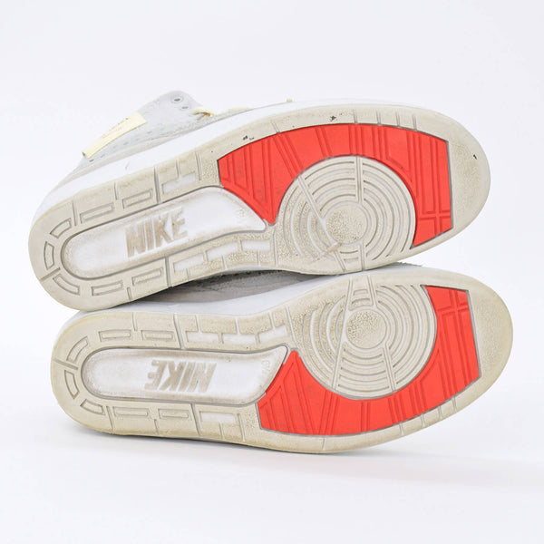 極美品 NIKE×UNION ナイキ×ユニオン AIR JORDAN2 RETORO スニーカー DN3802-001 グレー レザー スウェード サイズ JP24.5 US6.5 中古 4b010607
