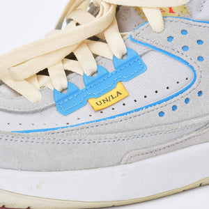 極美品 NIKE×UNION ナイキ×ユニオン AIR JORDAN2 RETORO スニーカー DN3802-001 グレー レザー スウェード サイズ JP24.5 US6.5 中古 4b010607