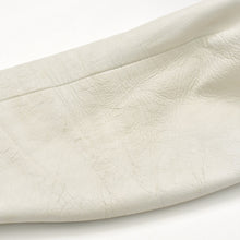 画像をギャラリービューアに読み込む, UNDERCOVER アンダーカバー アーカイブ レザースリーブ ダウンジャケット ネイビー ホワイト サイズ3 美品 中古 4b010648