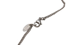Load image into Gallery viewer, 極美品 CHANEL シャネル ココマーク ネックレス 重量約7.7g 05V刻印 全長約43.5cm ラインストーン メタル シルバー クリア 中古 4b001067