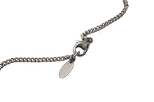 Load image into Gallery viewer, 極美品 CHANEL シャネル ココマーク ネックレス 重量約7.7g 05V刻印 全長約43.5cm ラインストーン メタル シルバー クリア 中古 4b001067