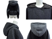 画像をギャラリービューアに読み込む, Christian Dior SPORTS クリスチャンディオール ジャケット バックロゴ 刺繍 ウール ブルゾン グレー ウール 中古 4b001069