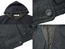 画像をギャラリービューアに読み込む, Christian Dior SPORTS クリスチャンディオール ジャケット バックロゴ 刺繍 ウール ブルゾン グレー ウール 中古 4b001069