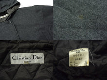 画像をギャラリービューアに読み込む, Christian Dior SPORTS クリスチャンディオール ジャケット バックロゴ 刺繍 ウール ブルゾン グレー ウール 中古 4b001069