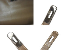 Load image into Gallery viewer, 極美品 HERMES エルメス ケリー35 ハンドバッグ □O刻 2011年 外縫い カーフスキン エトゥープ シルバー金具 中古 4b001082