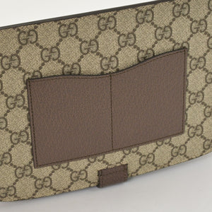 極美品 GUCCI グッチ ブロンディベルトバッグ GGスプリームキャンバス ベージュ インターロックキングG ラウンドGロゴ ウエストバッグ ゴールド金具 718154 中古 4a001086