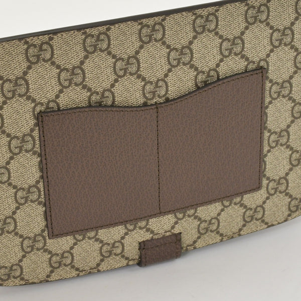 極美品 GUCCI グッチ ブロンディベルトバッグ GGスプリームキャンバス ベージュ インターロックキングG ラウンドGロゴ ウエストバッグ ゴールド金具 718154 中古 4a001086