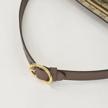 Load image into Gallery viewer, 極美品 GUCCI グッチ ブロンディベルトバッグ GGスプリームキャンバス ベージュ インターロックキングG ラウンドGロゴ ウエストバッグ ゴールド金具 718154 中古 4a001086