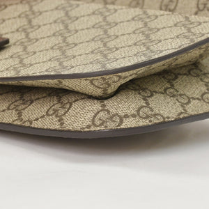 極美品 GUCCI グッチ ブロンディベルトバッグ GGスプリームキャンバス ベージュ インターロックキングG ラウンドGロゴ ウエストバッグ ゴールド金具 718154 中古 4a001086