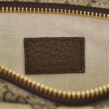 Load image into Gallery viewer, 極美品 GUCCI グッチ ブロンディベルトバッグ GGスプリームキャンバス ベージュ インターロックキングG ラウンドGロゴ ウエストバッグ ゴールド金具 718154 中古 4a001086