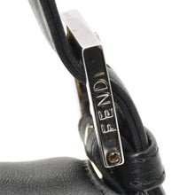 画像をギャラリービューアに読み込む, 極美品 FENDI フェンディ マンマバケット ワンショルダーバッグ 2470 26424 008 レザー ブラック グリーン シルバー金具 中古 4b010886