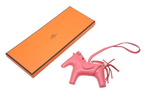 HERMES エルメス ロデオチャーム MM ローズアザレ ピンク アニョーミロ