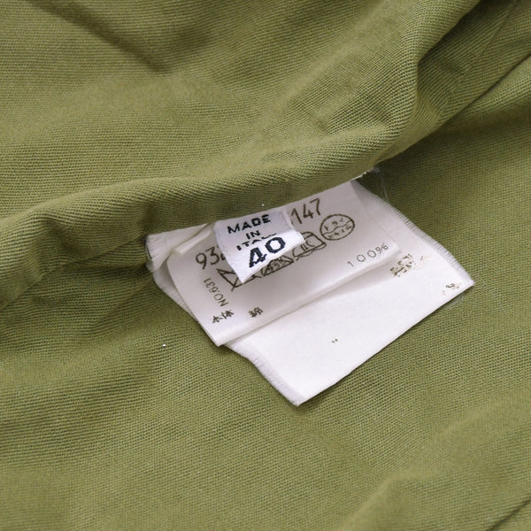 Maison Margiela メゾンマルジェラ テーラードジャケット 932G02393147 カーキ コットン サイズ40 美品 中古 4b010913