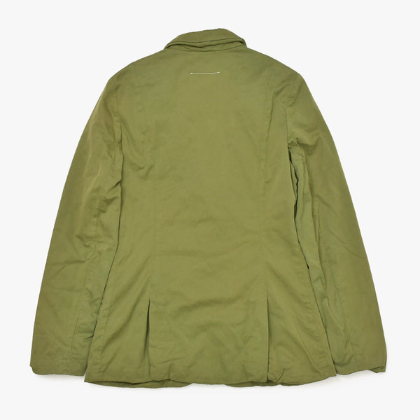 Maison Margiela メゾンマルジェラ テーラードジャケット 932G02393147 カーキ コットン サイズ40 美品 中古 4b010913