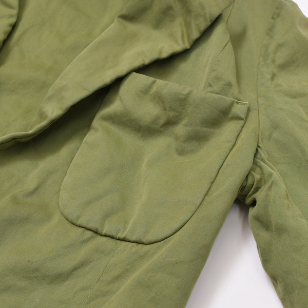 Maison Margiela メゾンマルジェラ テーラードジャケット 932G02393147 カーキ コットン サイズ40 美品 中古 4b010913