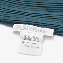 Load image into Gallery viewer, 新品同様 PLEATS PLEASE ISSEY MIYAKE プリーツプリーズイッセイミヤケ プリーツ カットソー ブルー ポリエステル PP41-FK371 サイズ3 中古 4b010936