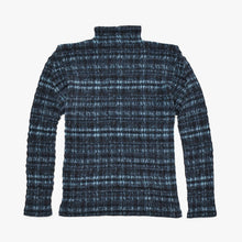 Load image into Gallery viewer, 極美品 ISSEY MIYAKE イッセイミヤケ プリーツプリーズ 長袖Tシャツ IM92-FJ606 ポリエステル ブルー ネイビー サイズL 中古 4b010940