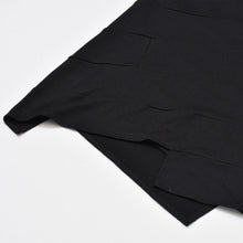 Load image into Gallery viewer, 極美品 ISSEY MIYAKE イッセイミヤケ ホワイトレーベル ボーダー柄 長袖Tシャツ トップス ブラック サイズ2 中古 4b010946