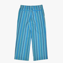 Load image into Gallery viewer, ISSEY MIYAKE FETE イッセイミヤケ ストライプ柄 パンツ IF44FF602 ウール コットン ブルー サイズ1 美品 中古 4b010949
