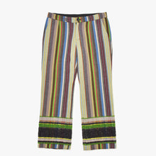 Load image into Gallery viewer, ISSEY MIYAKE イッセイミヤケ Haat ハート ストライプ柄 マルチカラー パンツ 美品 中古 4b010950