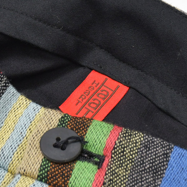 ISSEY MIYAKE イッセイミヤケ Haat ハート ストライプ柄 マルチカラー パンツ 美品 中古 4b010950