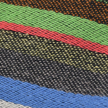 Load image into Gallery viewer, ISSEY MIYAKE イッセイミヤケ Haat ハート ストライプ柄 マルチカラー パンツ 美品 中古 4b010950