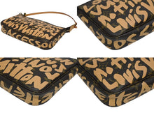 Load image into Gallery viewer, 極美品 LOUIS VUITTON ルイヴィトン ポシェット アクセソワ―ル アクセサリーポーチ M92193 モノグラム グラフィティ オレンジ 中古 4b010988