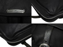 Load image into Gallery viewer, 極美品 CHROME HEARTS クロムハーツ SHOULDER BAG LARGE ショルダーバッグ ラージ ガンスリンガー クロスボール ブラック 中古 4b010993