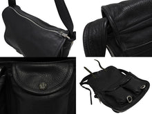 Load image into Gallery viewer, 極美品 CHROME HEARTS クロムハーツ SHOULDER BAG LARGE ショルダーバッグ ラージ ガンスリンガー クロスボール ブラック 中古 4b010993