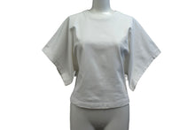 画像をギャラリービューアに読み込む, ALAIA アライア 半袖Tシャツ AA9H02911J017 サイズ36 ロゴ プリント ホワイト イタリア製 美品 中古 4b001107