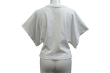 画像をギャラリービューアに読み込む, ALAIA アライア 半袖Tシャツ AA9H02911J017 サイズ36 ロゴ プリント ホワイト イタリア製 美品 中古 4b001107