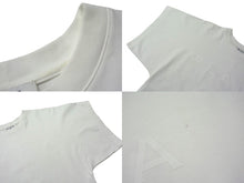 画像をギャラリービューアに読み込む, ALAIA アライア 半袖Tシャツ AA9H02911J017 サイズ36 ロゴ プリント ホワイト イタリア製 美品 中古 4b001107