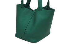 画像をギャラリービューアに読み込む, 新品未使用 HERMES エルメス ピコタンロック22 ハンドバッグ B刻印 トリヨンクレマンス ヴェールヴェルティゴ ゴールド金具 中古 4b011077