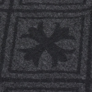 新品未使用 CHROME HEARTS クロムハーツ 総柄 CHクロス マフラー ストール 新作 ブラック カシミヤ 中古 4b011094