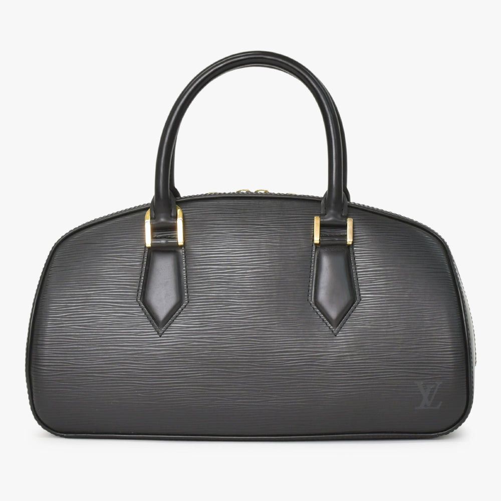 極美品 LOUIS VUITTON ルイヴィトン エピライン ジャスミン ハンドバッグ ノワール ブラック エピレザー ゴールド金具 M52782 中古 4a001114