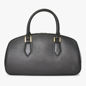極美品 LOUIS VUITTON ルイヴィトン エピライン ジャスミン ハンドバッグ ノワール ブラック エピレザー ゴールド金具 M52782 中古 4a001114